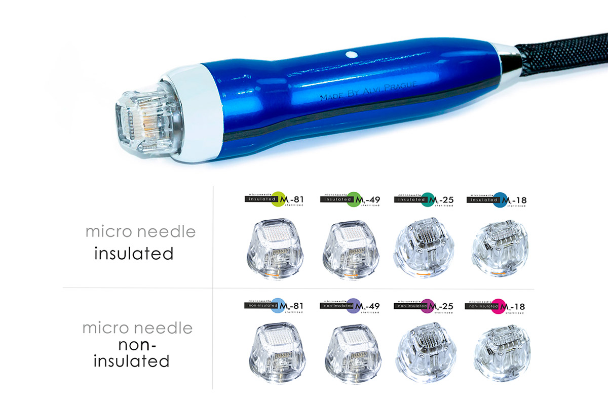 Microneedle RF lifting function